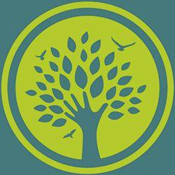 Yellow Tree in Circle Logo - Cotton Tree Trust