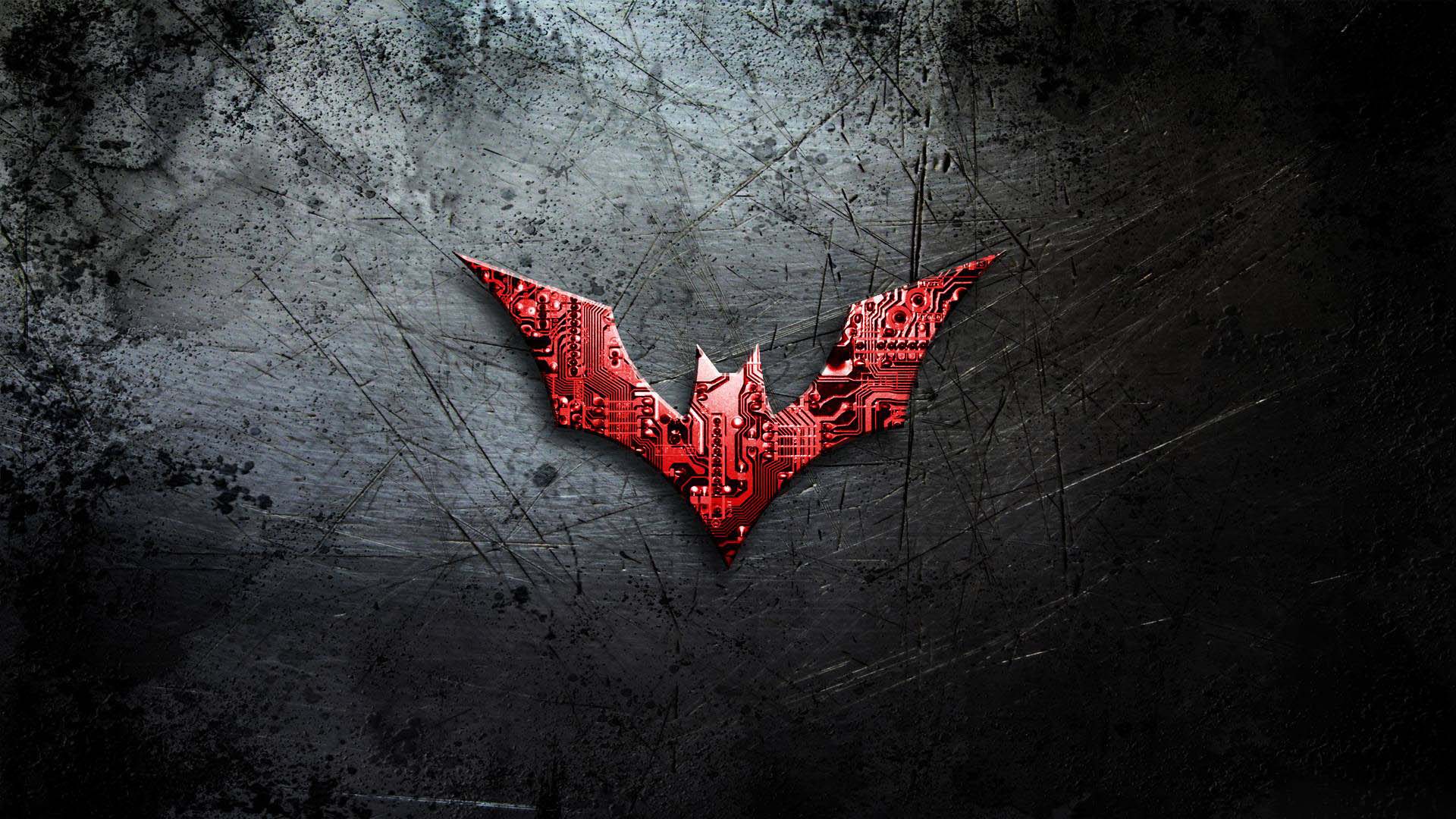 Red Bat Symbol On Logo - Batman Logo wallpaper For Free Download (HD 1080p)