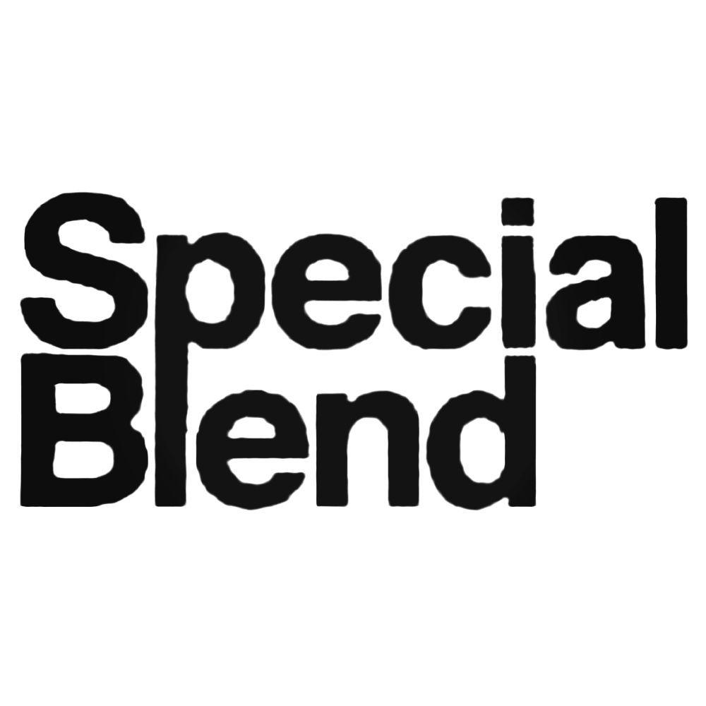 Special Blend Logo - Special Blend Text Logo Decal Sticker