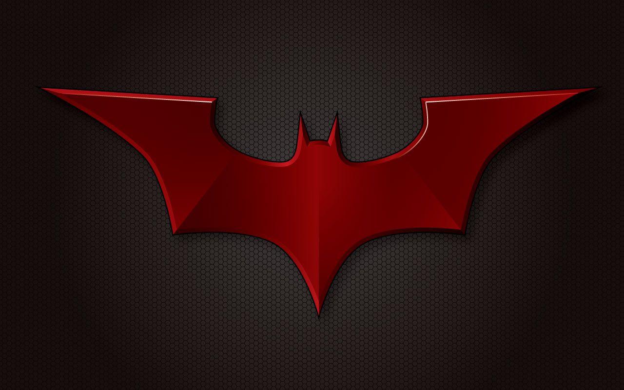 Red Bat Symbol On Logo - Bat Symbol Wallpaper - WallpaperSafari