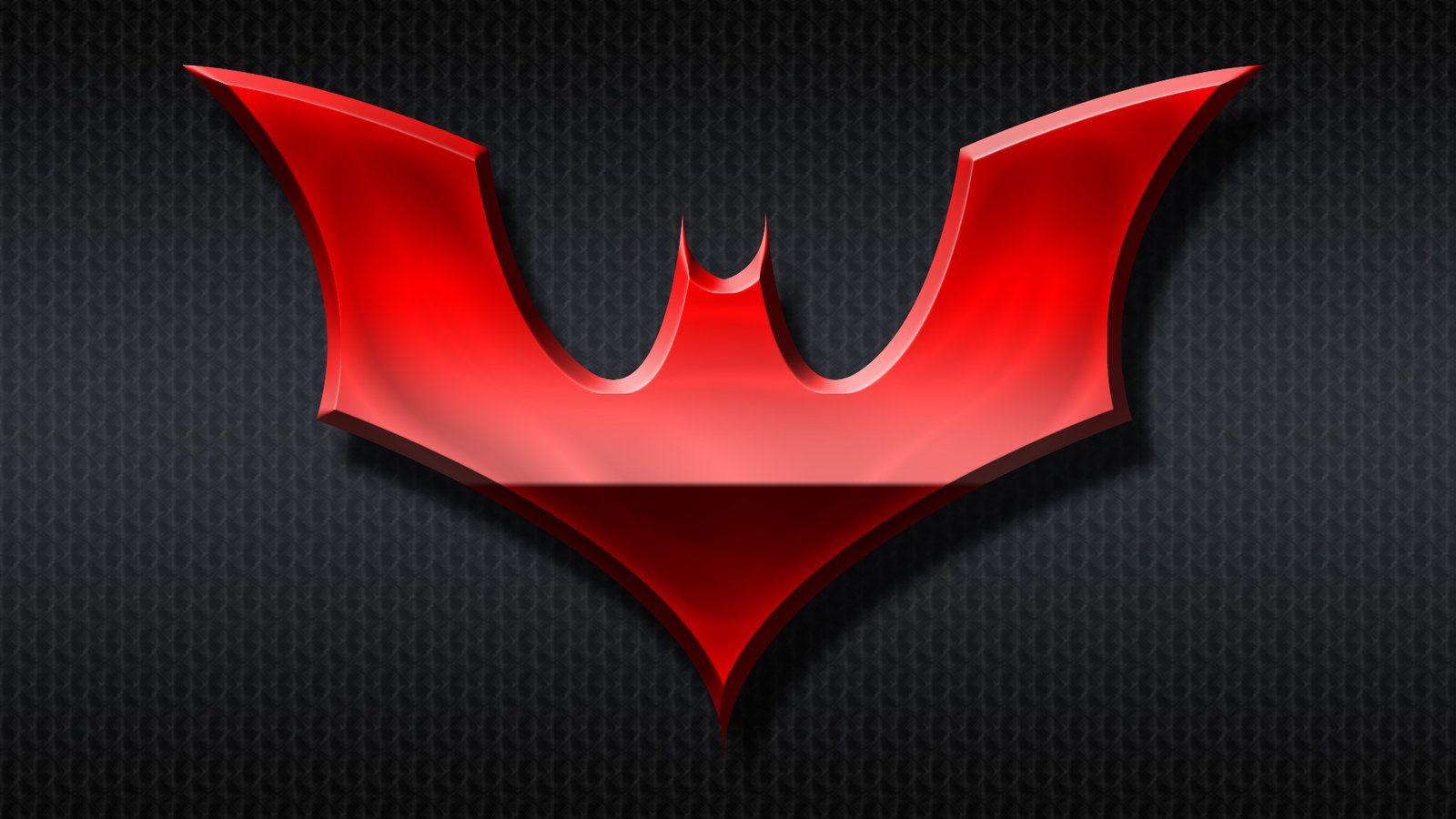 Red Bat Symbol On Logo - Bat Logos