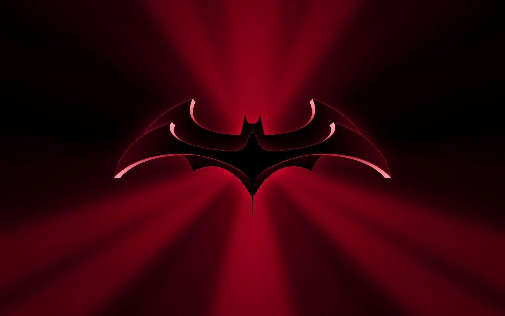 Red Bat Symbol On Logo - Bat Symbol Wallpapers - Wallpaper Cave