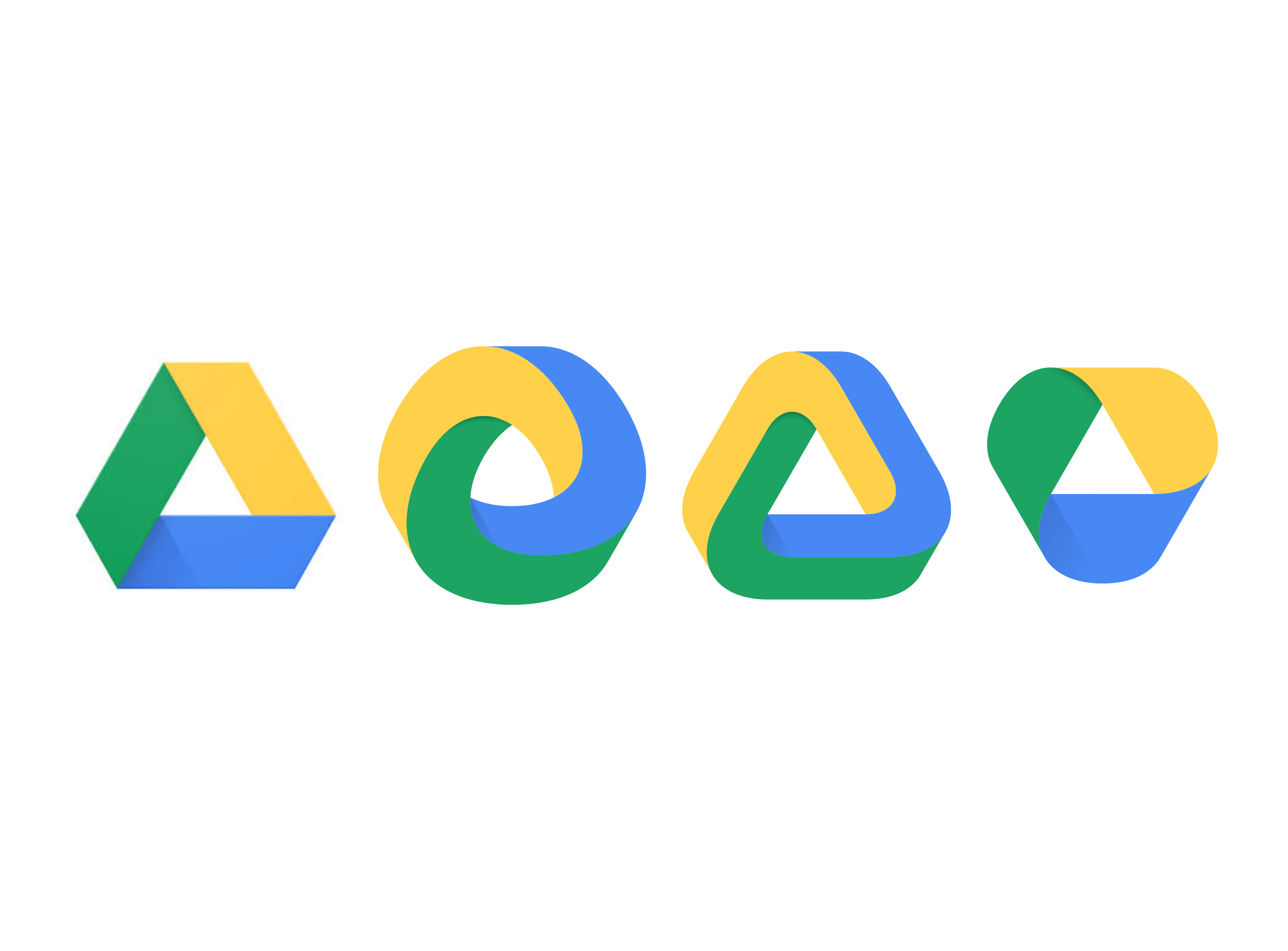 Gogle Drive Logo - Tried a redesign of the Google Drive Logo : Inkscape