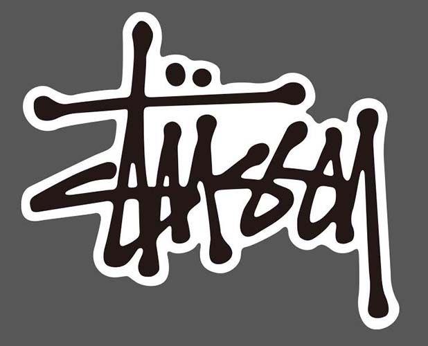 Stussy Logo - Buy Stussy Sticker | Wholesale Skateboard Brand Logo Stickers with ...