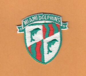 Old Shield Logo - OLD MIAMI DOLPHINS SHIELD LOGO PATCH SHIRTS HATS BABY ITEM Unsold ...