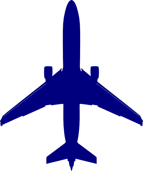 Blue Airplane Logo - Blue Plane Clip Art at Clker.com - vector clip art online, royalty ...