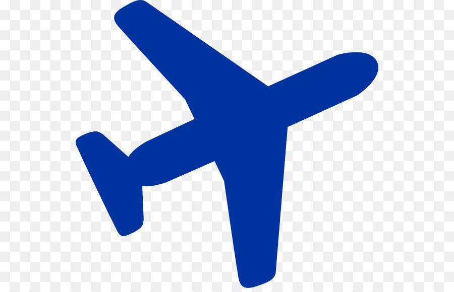 Blue Airplane Logo - Airplane Aviation Aircraft Clip art - blue plane png download - 600 ...