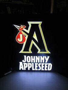 Johnny Appleseed Logo - NEW Johnny Appleseed Hard Apple Cider LED Neon Beer Sign Bar Man ...