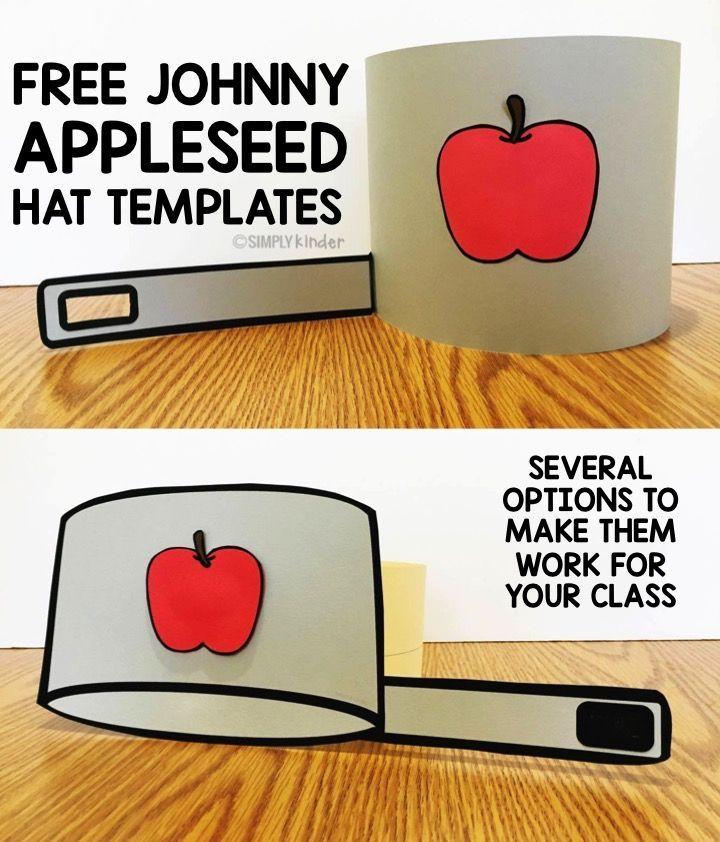 Johnny Appleseed Logo - Free Johnny Appleseed Hat & More | Simply Kinder on TpT | Johnny ...