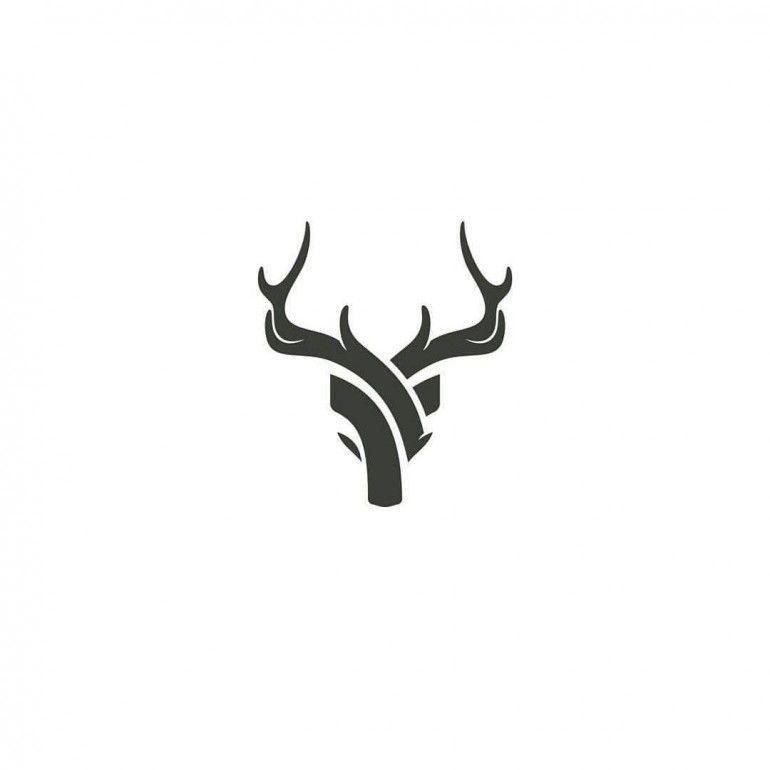 Animal Fashion Logo - Deer logo design made on. Logo Design. Logo design