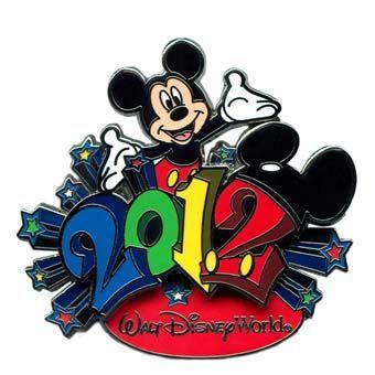 Mickey Mouse Disney Logo - Disney Annual Pin - 2012 Logo - Mickey Mouse