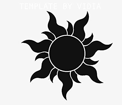 Black Sun Logo - Amazon.com: TANGLED SUN LOGO VINYL STICKERS SYMBOL 5.5