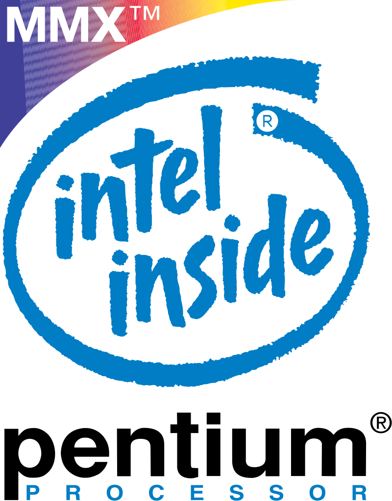 Intel Logo - File:Intel Pentium MMX Processor Logo.svg