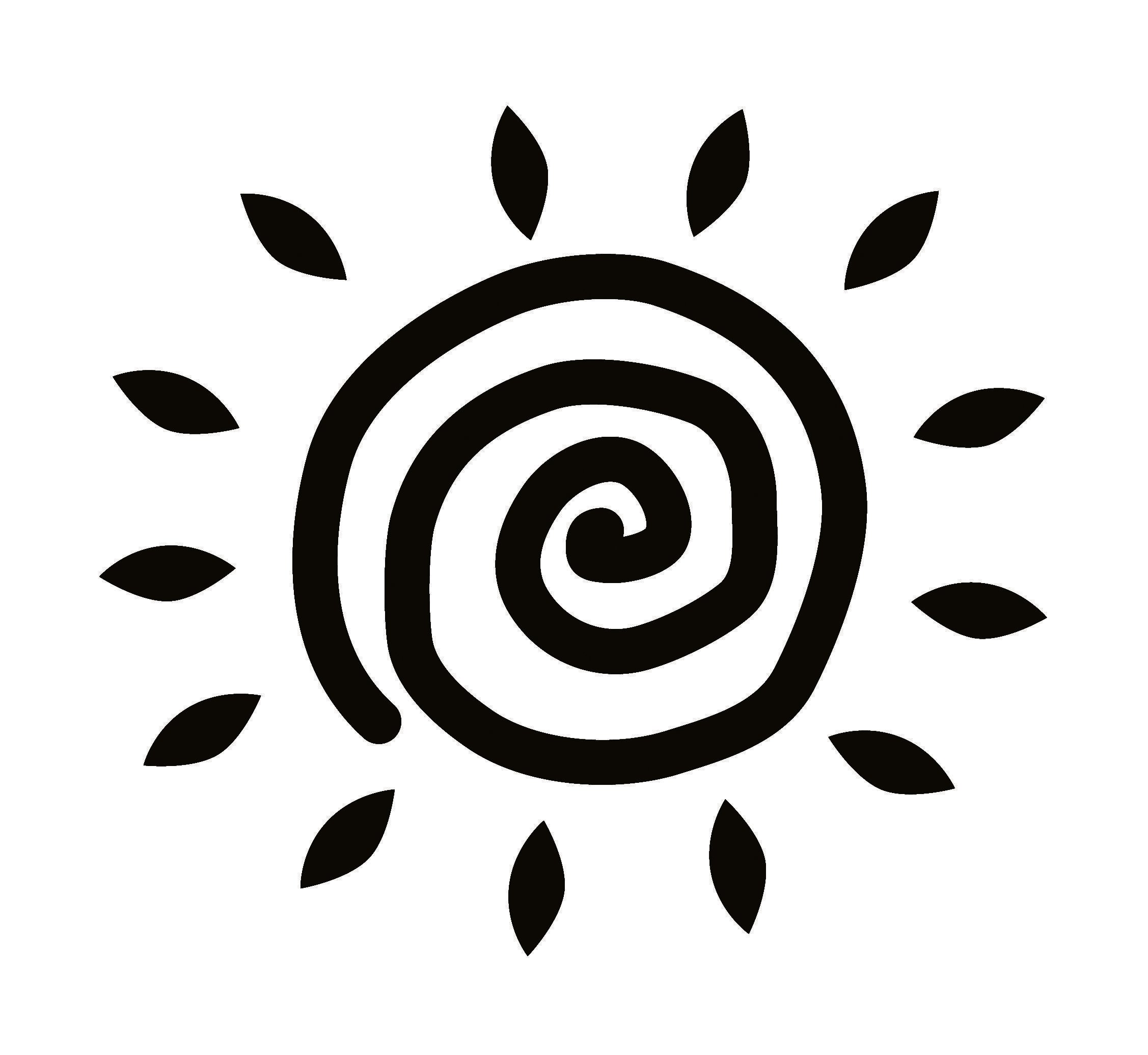 Black Sun Logo - Brand Assets - African Vision Of Hope