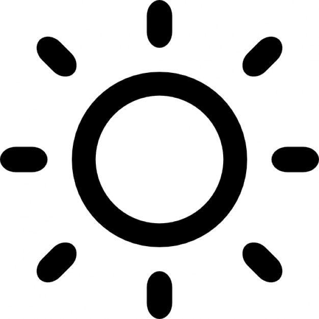 Black Sun Logo - Black sun vector Icon