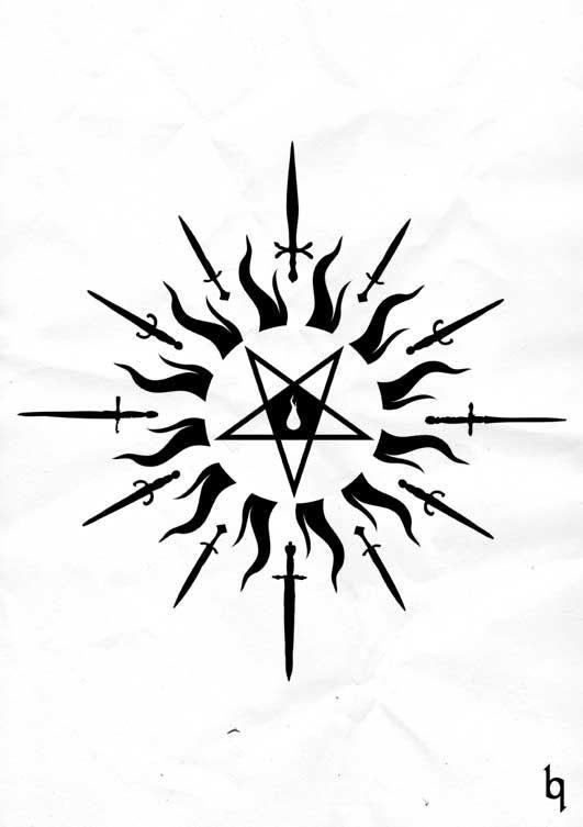 Black Sun Logo - Nightbringer - Black Sun Sigil | Sigils | Occult, Logos, Sun