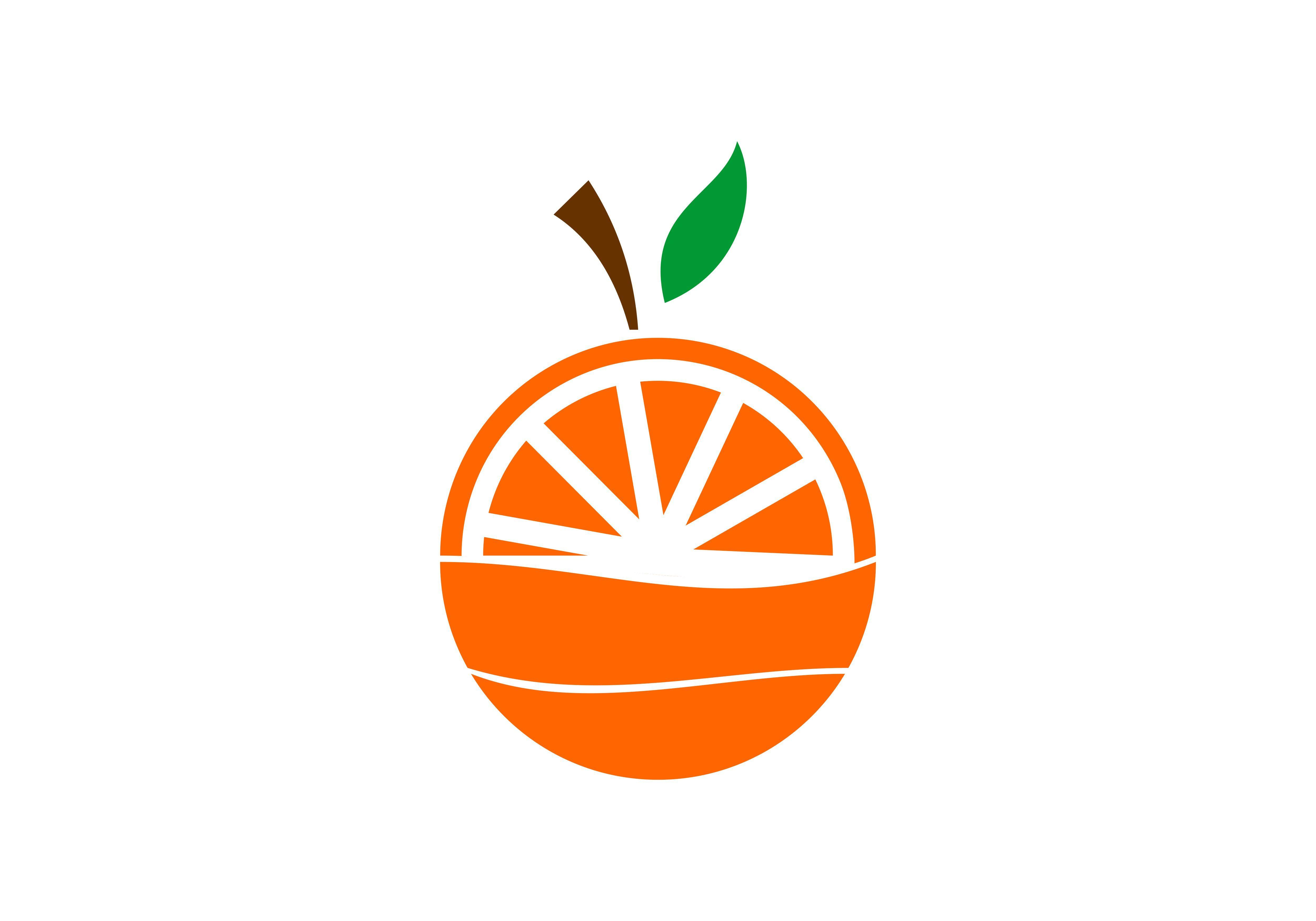 Orange Fruit Logo - Lemon, orange fruit logo Graphic