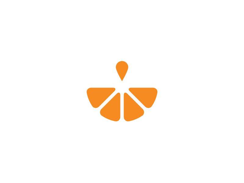 Orange Fruit Logo - Fresh Fruit Baskets Logo Icon by Josiah Jost | Dribbble | Dribbble