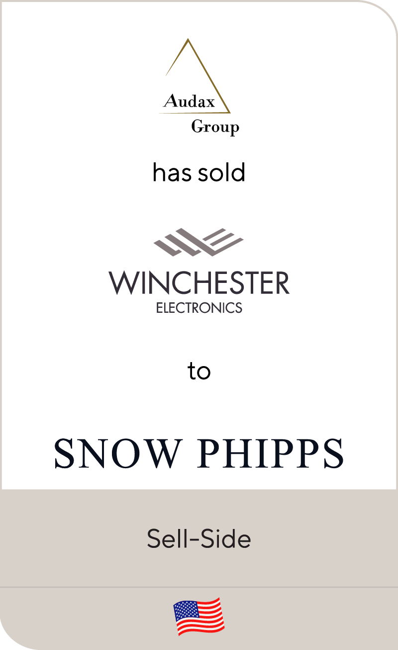 Audax Group Logo - Audax Private Equity has sold Winchester Electronics to Snow Phipps