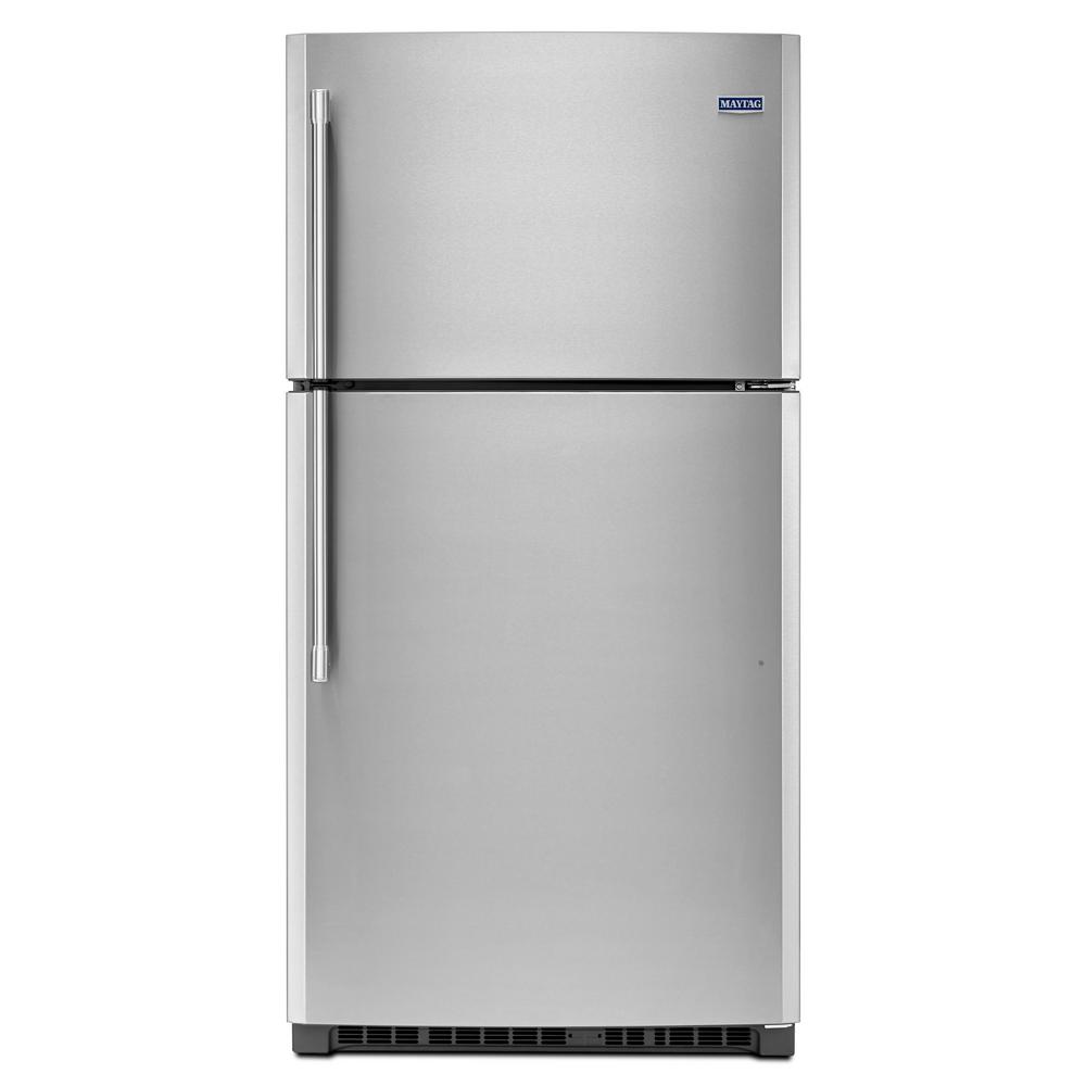Maytag Refrigeration Logo - Maytag 21 cu. ft. Top Freezer Refrigerator in Fingerprint Resistant ...