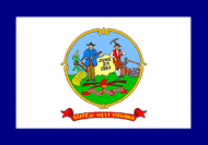 WV Flag Logo - Flag of West Virginia