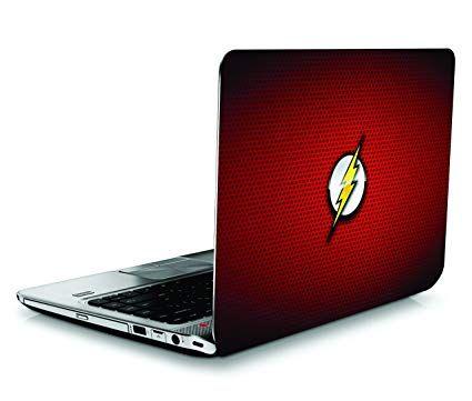 Mobile Lap Top Logo - SANCTrix Laptop Skin|The Flash Logo|14-17 inch|Skin Cover for All ...