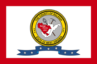 WV Flag Logo - Raleigh County, West Virginia (U.S.)