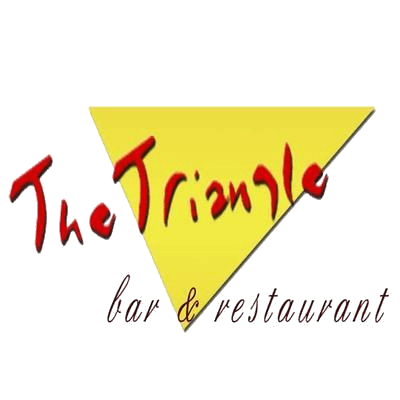 Red and Orange Triangle Restaurant Logo - The Triangle Restaurant Restaurants for Dining
