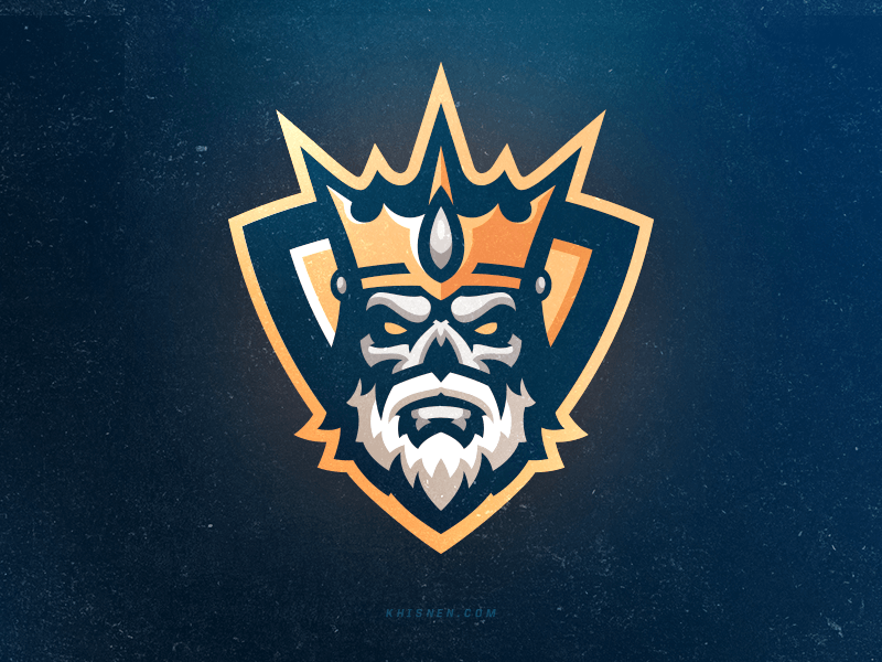 King Logo - Hail to the King | Mascott logo | Logos, Logo design, Sports logo