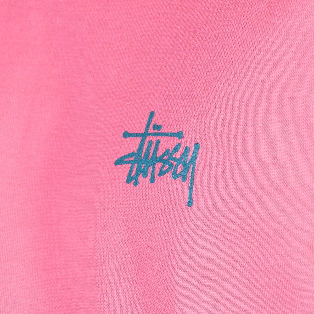 Stussy Logo - Stussy Basic Stüssy Logo T-Shirt Dark Pink