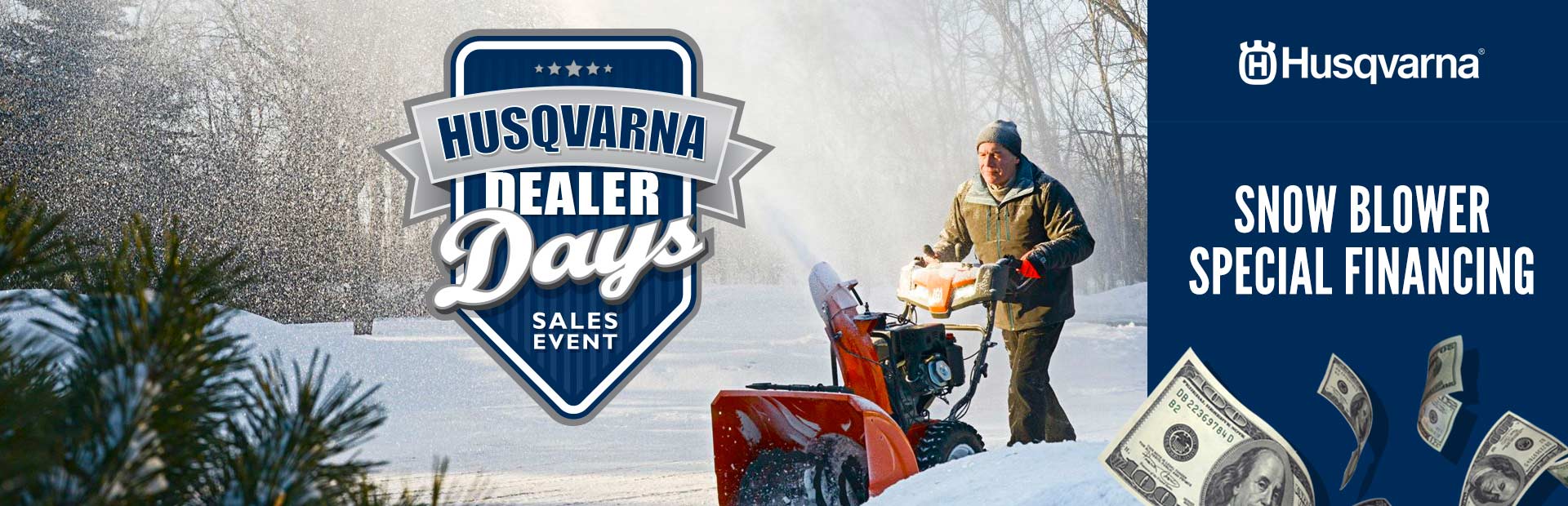 Snow Jet Logo - Husqvarna - Snow Blower Special Financing K & M Lawn, Garden ...