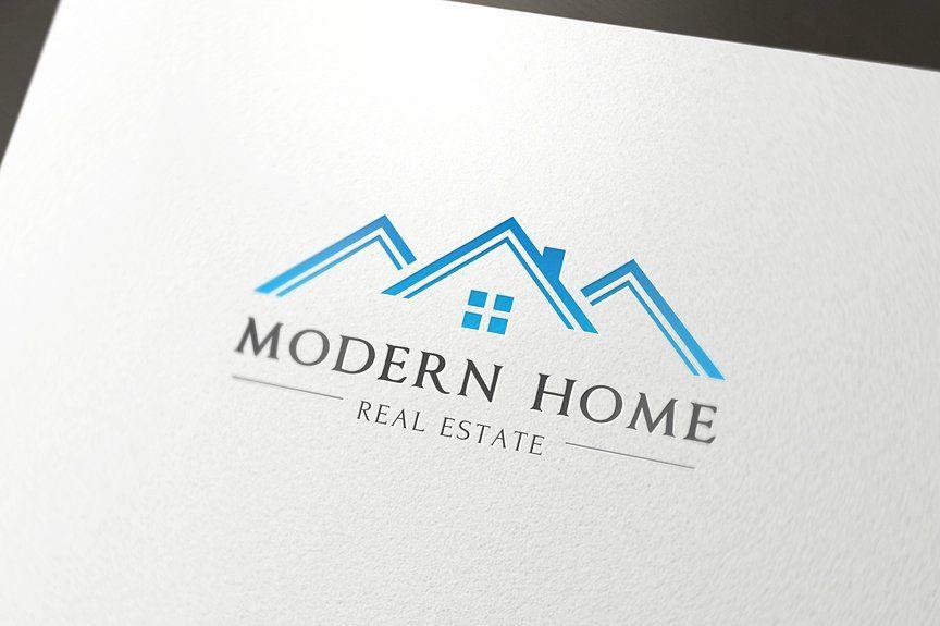 Modern Home Logo - Modern Home Logo ~ Logo Templates ~ Creative Market