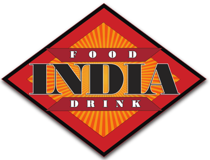 Red and Orange Triangle Restaurant Logo - India West Hartford