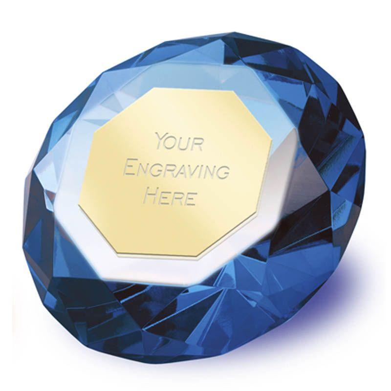 Blue Diamond Equipment Logo - Clarity Blue Diamond - OC082 | Impact Trophies
