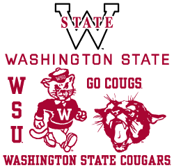 Washington State University Logo - Vintage Cougs! | Go Cougs | Washington state university, State ...