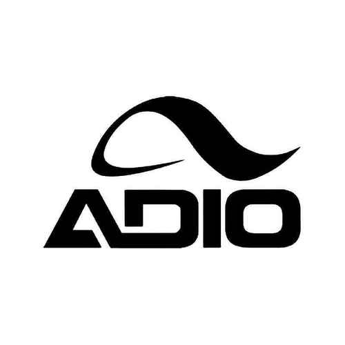 Skate Logo - Adio Skate Logo 1 Vinyl Sticker