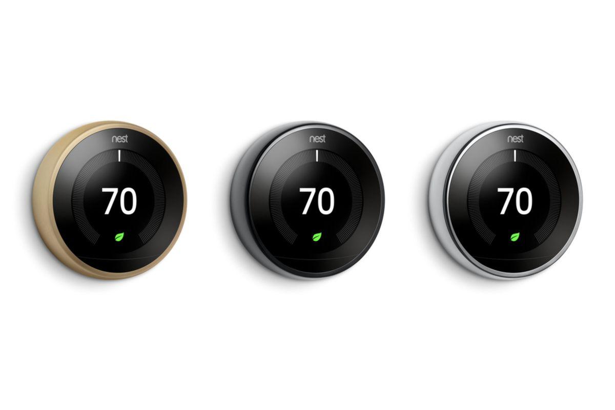 Nest Thermostat Logo - Nest's smart thermostat now comes in three new colors - The Verge