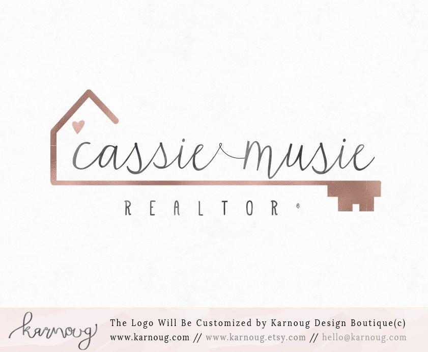Real Estate Business Logo - Realtor Logo Real Estate Logo Key Logo House Logo Premade Logo