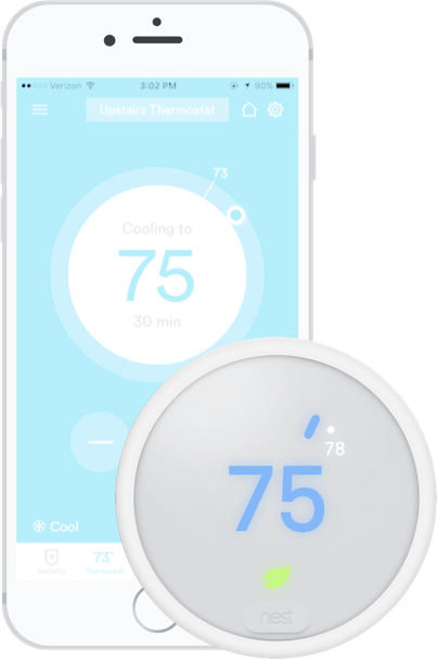 Nest Thermostat Logo - Nest Thermostat | Vivint Smart Home | 844-318-3350