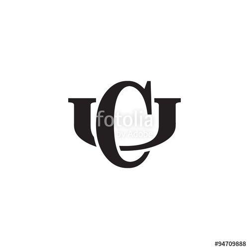 U Letter C Logo - Letter U And C Monogram Logo Stock Image And Royalty Free Vector