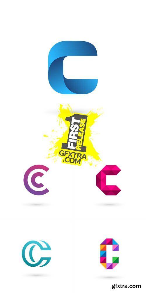 U Letter C Logo - Photohop PSD Letter C Image Effect Photohop