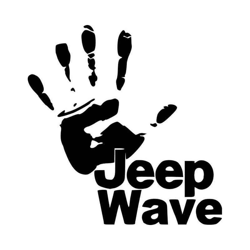 Jeep Wave Logo - Jeep Wave Vinyl Decal Sticker