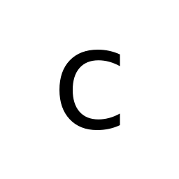 U Letter C Logo - Latin Small Letter C With Cedilla And Acute Unicode Character U+1E09
