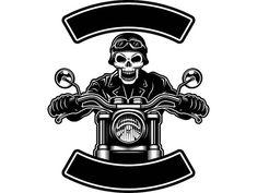 Reapers Automotive Mechanic Logo - Mechanic Logo #37 Skull Handle Bars Engine Auto Car Part Biker ...