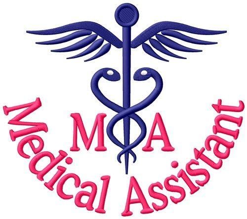 Medical Assistant Logo - Medical Assistant Embroidery Design from Grand Slam Designs. Grand