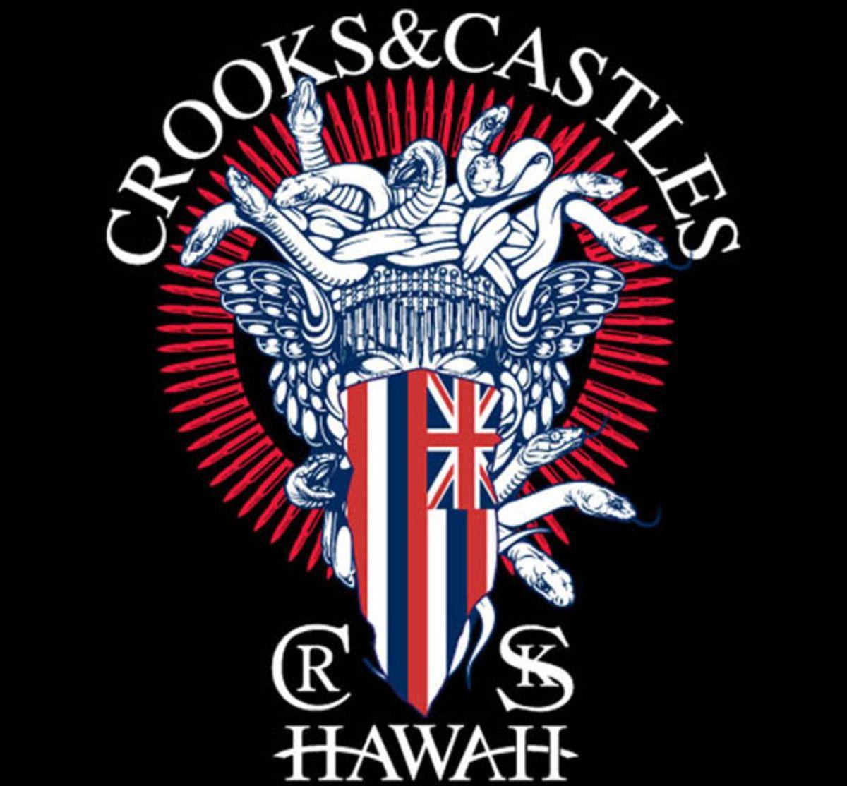 A L Crooks and Castles Logo - Crooks & Castles – Hawaii Store Exclusives + Opening - Freshness Mag