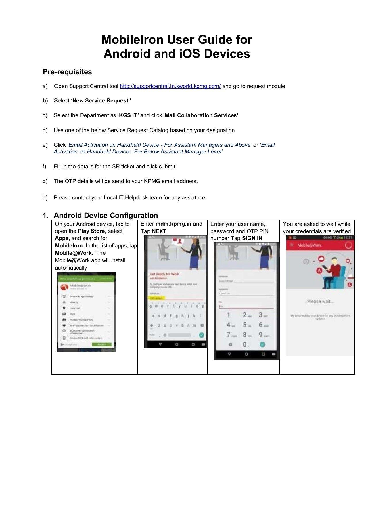 App Stpre MobileIron Logo - KGS - MobileIron User Guide v2 0 Pages 1 - 3 - Text Version | FlipHTML5
