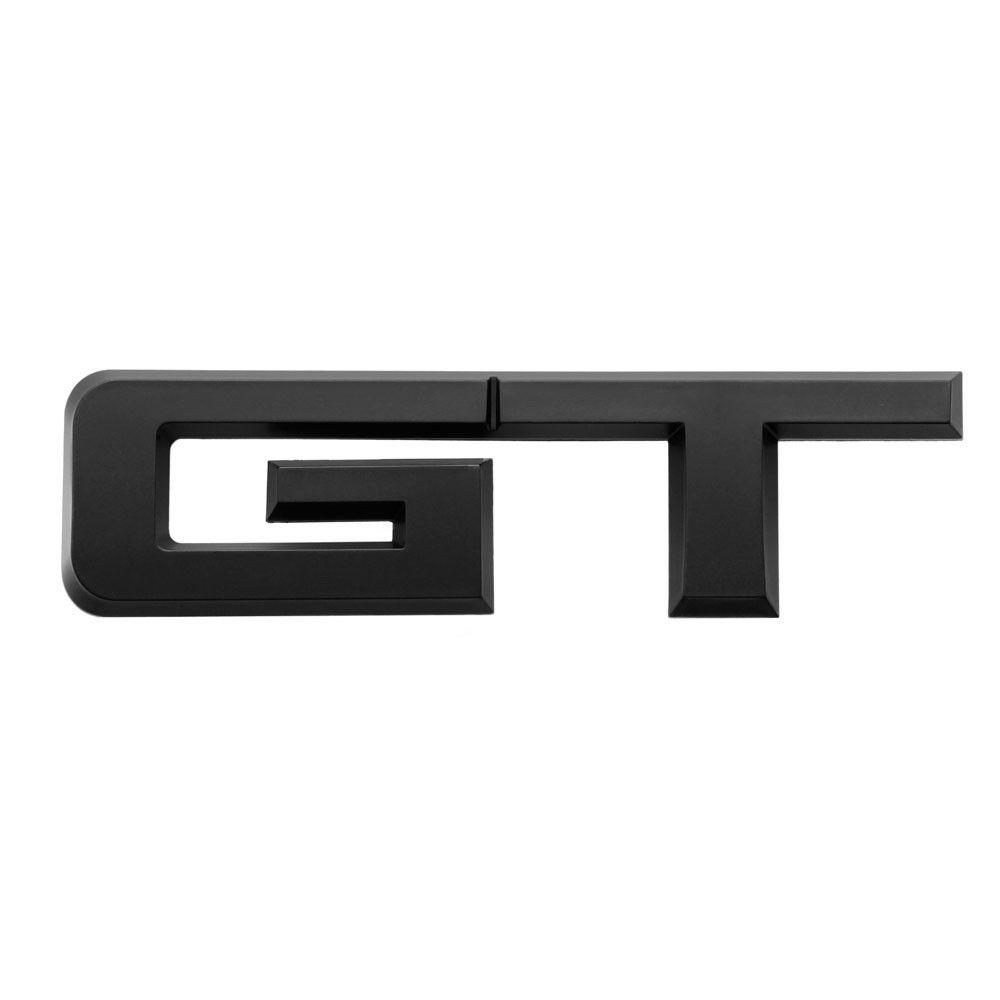 Mustang 5.0 Logo - Mustang Rear Decklid Emblem GT Matte Black 2015-2019 GT