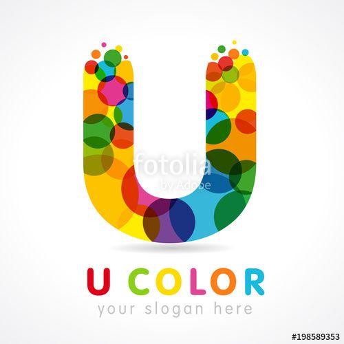 Colorful U Logo - Letter U logotype. Logo 