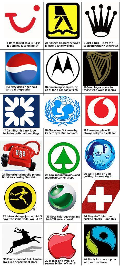 Most Famous Company Logo - Know that Logo? After the BBC's new look, try naming all of these